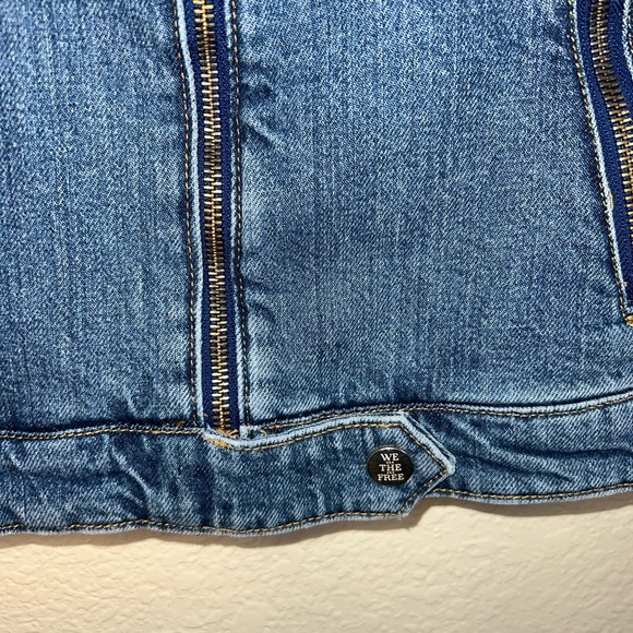 We The Free Fast Lane Denim Moto - Picture 10 of 15